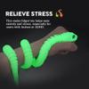 3D Printed Snake Animals Toys, Articulated Flexible 3D Printed Viper Fidget Toy, Realistic Slithering Design, Home Office Executive Desk Decor (Green Glow, 18 in) view 3