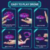 Hand Operated Flying Toy Drone for Kids, 360 Hands Free Motion Sensors Mini Drone with Cool LED Lights, Easy Indoor Small UFO Toy Flying Ball Drone for 6 7 8 9 10+ Year Old Boys and Girls (Pink) view 2