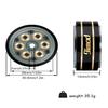 9IMOD 1.0 Beadlock Wheel Rims Black Coating Brass Rims, Heavy Duty Aluminium RC Wheels for 1/24 1/18 RC Crawler Upgrade Axial SCX24 AX24 TRX4M FCX24 Gladiator Deadbolt Bronco C10 JLU (Grey) view 2