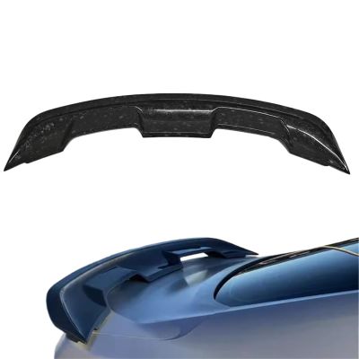 RST5 Style Forged Carbon Rear Trunk Spoiler Wing Lip Compatible With Ford Musatang 2015-2018
