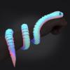 3D Printed Snake Animals Toys, Articulated Flexible 3D Printed Viper Fidget Toy, Realistic Slithering Design, Home Office Executive Desk Decor (Rainbow Glow, 18 in) view 1