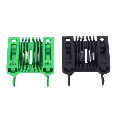 2pcs 180 Brushed Electric Motor, RC Motor Heatsink, Heat Sink Aluminum Alloy RC Electric Motor Heat Sink for 1/18 RC Car Truck