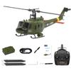 BrickCraftWorks 1/34 Scale F07-V UH-1 Huey 2.4G 6CH Brushless Direct-Drive Flybarless Stunt RC Helicopter Model with Optical Flow Positioning Switchable Mode (RTF Version) view 1