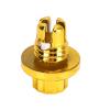 Majatou Wheel Rivets, 25pcs Wheel Lip Rivets Nuts Gold ABS Wheel Lip Rivets Nuts for AH Ds Series Wheel Rims Lip view 3