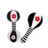 JINBOBUBU Soft Baby Rattles 0-6 Months - 2 Pack Infant Developmental Toys with Black & White Contrast | Sensory Newborn Toys for Girls & Boys | Set (BPA Free) view 1