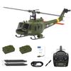 BrickCraftWorks 1/34 Scale F07-V UH-1 Huey 2.4G 6CH Brushless Direct-Drive Flybarless Stunt RC Helicopter Model with Optical Flow Positioning Switchable Mode (RTF Version) view 1