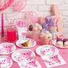 120Pcs Tornado Plates Napkins Two Nado Party Supplies Girls 2nd Birthday Tableware Set Two Years Olds Disposable Paper Dinnerware Serves 24 view 4