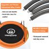 48 inch Tree Swing, Larger Saucer Flying Swing for Whole Family, 900lbs Weight Capacity, with Adjustable Hanging Straps, for Outdoor Playground, Orange view 2