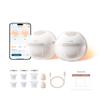 eufy Security Heated Breast Pump Hands-Free E20, Wearable with Innovative HeatFlow, 3 Heat Levels, Optimized Rhythm via App, Hospital-Grade Suction, Leakproof, Ultra-Slim and Quiet for in-Bra Use view 1