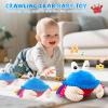 Baby Toys 6-12 Months, Musical Crawling Crab Plush Toy - 40 Songs & Recording Feature, Dancing Walking Moving Bouncing Tummy Time Toy, Sensory Toys for Toddlers 1-3, Birthday Gifts for Infants view 3