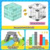108PCS Magnetic Blocks Kids Magnet Toys, Mine Magnet World Bunny Garden Wonderland Building Crafts, Sensory Learning Toys Game Gifts for Kids Ages 3-5 4-6 5-7 8-12 Year Old Boys Girls view 2