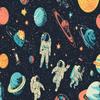1000 Piece Adult Jigsaw Puzzle, Cosmic Planet and Space Villain, Cartoon Casual Family Jigsaw Puzzle, Good for Birthday Gift view 1
