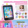 Kids Smart Phone, Unicorn Toys Phone for Girls 3 4 5 6 7 8 Years Old, Dual Camera, 3.5'' Touchscreen Kid Phones, Educational Toy for Toddler Kids Christmas Birthday Gifts, ABC Learning, Habit Tracker view 2