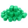uxcell 50Pcs Rounded Blank Six Sided Dice 16mm/0.6inch Acrylic Dice Cube with Smoothed Surface for Party Board Game DIY Craft Counting Teaching, Green view 1