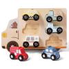 Wooden Cars Vehicle Set for Toddlers 1-3 Cars Toy for Toddlers Montessori Toys for 1+ Year Old Educational 1st Birthday Gifts view 1