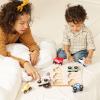 Wooden Cars Vehicle Set for Toddlers 1-3 Cars Toy for Toddlers Montessori Toys for 1+ Year Old Educational 1st Birthday Gifts view 2