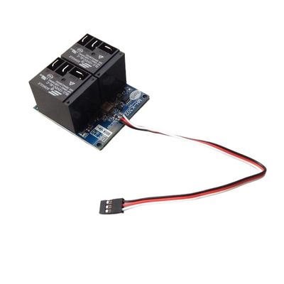 30A High Power Relay Switch for RC Models, Single/Dual Circuit Remote Control Module, Plug-and-Play Installation(Dual)