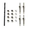 1 Set Front & Rear Shock Mount Fixing Screw Kit for ARRMA 1/8 RC Car Parts view 2