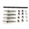 1 Set Front & Rear Shock Mount Fixing Screw Kit for ARRMA 1/8 RC Car Parts view 4