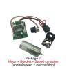 JGA25-370 Gear Motor 12v DC Low Rpm Robot High Torque Micro Brush Motor 12 Volt 24v DC Customized Reductor(Package A,6v 130rpm) view 4