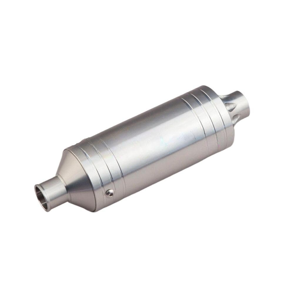 Aluminum Alloy Muffler for Gas RC Boats, 40mm Diameter Exhaust Silencer with 17mm Inner Hole, Lightweight Tuning Part
