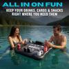 DIVEBLAST Floating Card Table for Pool with Waterproof Cards  Floating Game Table for Pool - Holds Up to 50 LBS  Premium Inflatable Floaties view 4