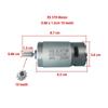 12V 24V 10-tooth RS550 Children's Electric Car Motor, RS570 Motor for Kid's Ride On Car,Engine for Kid's Electric Vehicle(12V550 23000RPM) view 4