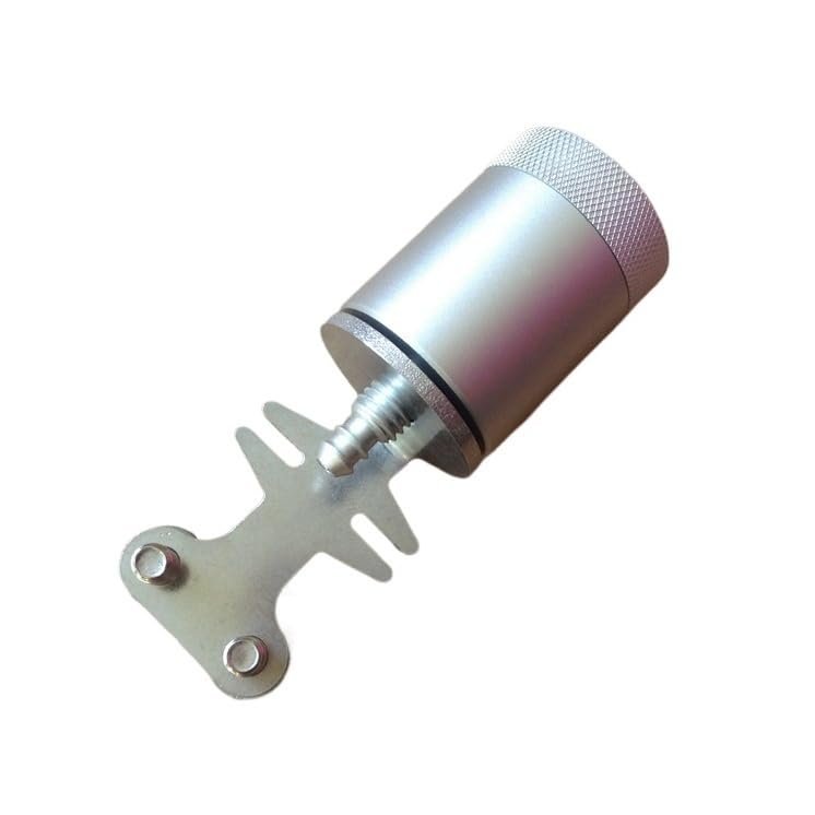 21mm x 28mm Aluminum Alloy Lubricating Oil Cup with 33mm Stainless Steel Bracket for Gas RC Boat Models, Speedboat Soft Shaft Maintenance Accessories