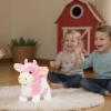 Easfan Walking Pink Cow Interactive Electronic Pet Plush Toy with Sounds and Movements Hopping Moving Educational Plush Toy Easter Birthday Gifts for Kids Girls, 7'',Pink view 4