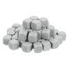 uxcell 50Pcs Rounded Blank Six Sided Dice 16mm/0.6inch Acrylic Dice Cube with Smoothed Surface for Party Board Game DIY Craft Counting Teaching, Light Grey view 1