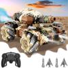 Aikmi RC Tank Cars for Boys Age 8-12, Kids Army Tank Toys Soldier Military Cool Outdoor Toys for Kids Toys for 8 Year Old Boys Birthday Present Boy Toy view 1