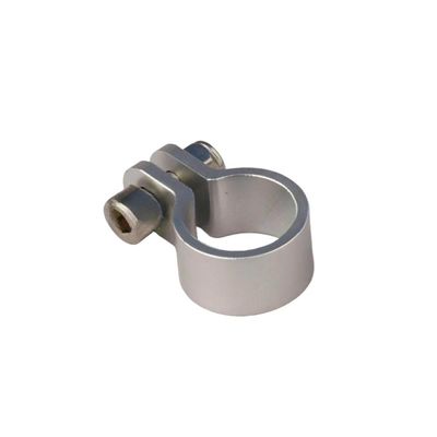 17mm Aluminum Muffler Clamp for RC Boats, Heavy-Duty Exhaust Pipe Tightening Ring, Model Boat Accessory