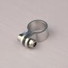 17mm Aluminum Muffler Clamp for RC Boats, Heavy-Duty Exhaust Pipe Tightening Ring, Model Boat Accessory view 2