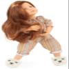 Gotz 2511042 Little Kidz Grete PJ Party - 14" Multi-Jointed Standing Doll with Long Brown Hair to Wash & Style view 2