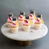 24 PCS 2026 Graduation Cap Cupcake Toppers with Gold Tassel Congrats Grad Class of 2026 Cupcake Picks Mini Cap Chocolate Graduation Decorations for 2026 School Graduate Party Cake Decoration Supplies view 4