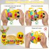 NEPOG Big-Belly Yellow Duck Nesting Dolls, Handmade 10pcs Animal Duck Pattern Wooden Nesting Toys Russian Nesting Dolls, Matryoshka Stacking Dolls for Kids Christmas Birthday Gift Home Decoration view 4