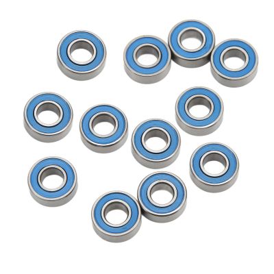 12pcs Rubber Sealed Bearing Kit for Stadium RC Car Wheel Hub Sealed Bearing High Accuracy Good C Rubber Sealed Bearing KitRubber Sealed Bearing Kit for Stadium