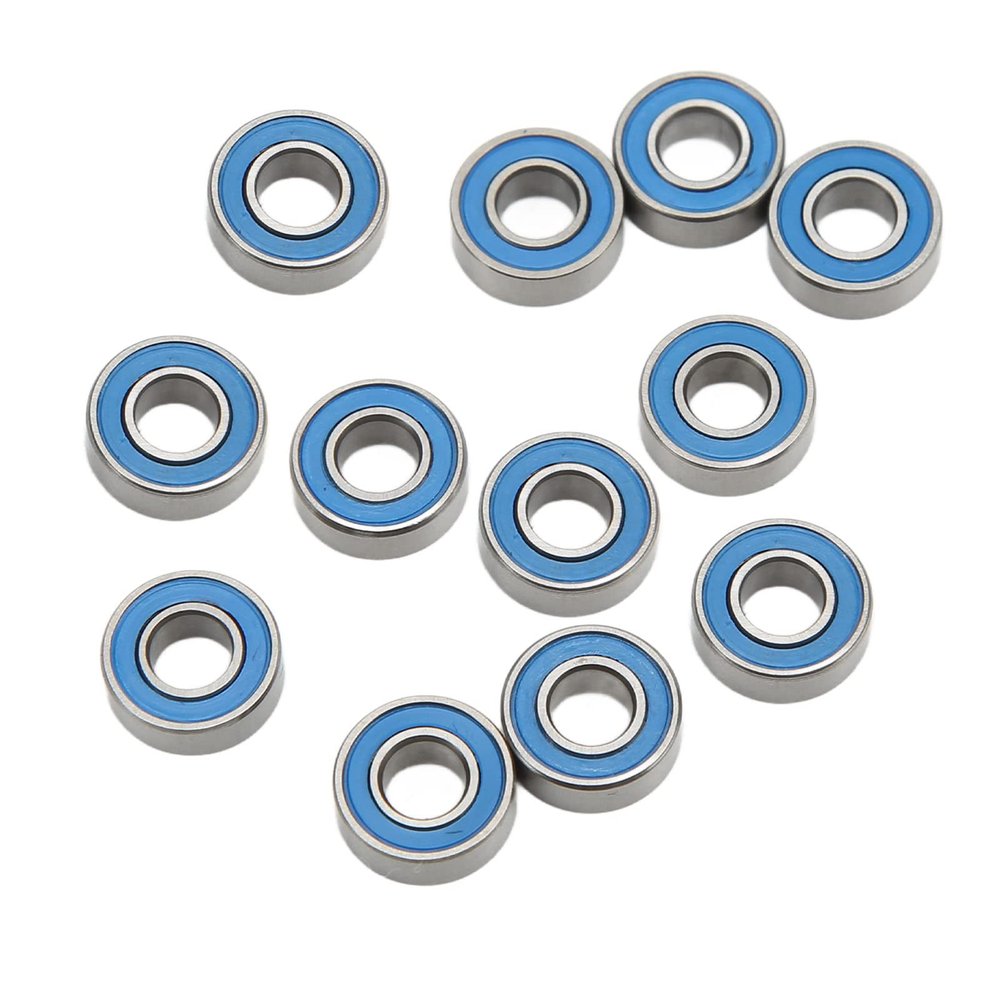 12pcs Rubber Sealed Bearing Kit for Stadium RC Car Wheel Hub Sealed Bearing High Accuracy Good C Rubber Sealed Bearing KitRubber Sealed Bearing Kit for Stadium