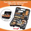Kids Tool Set with Electronic Toy Drill, 41 Realistic Toy Tools with Tool Box for Toddler, Pretend Home Tool Kit & Drill Sets, Kids Construction Toys, Birthday Gifts for 3 4 5 Years Old Boys Girls view 3