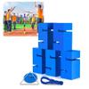 GMSDHCY Group Collaboration Team Stacking Tower Game Set, Adult Field Day Team Building Game Suitable for Office School Groups(Blue,5PCS) view 1