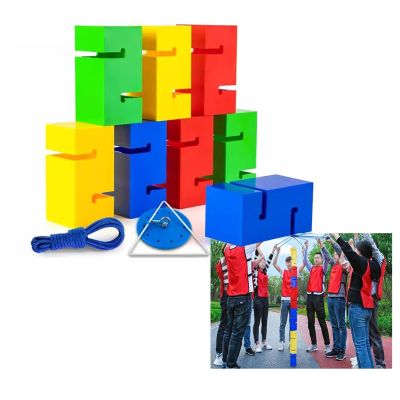 GMSDHCY Team Building Game for Adults Work, Outdoor Activities Field Day Games Set for Schools Offices and Community Centers(8PCS)