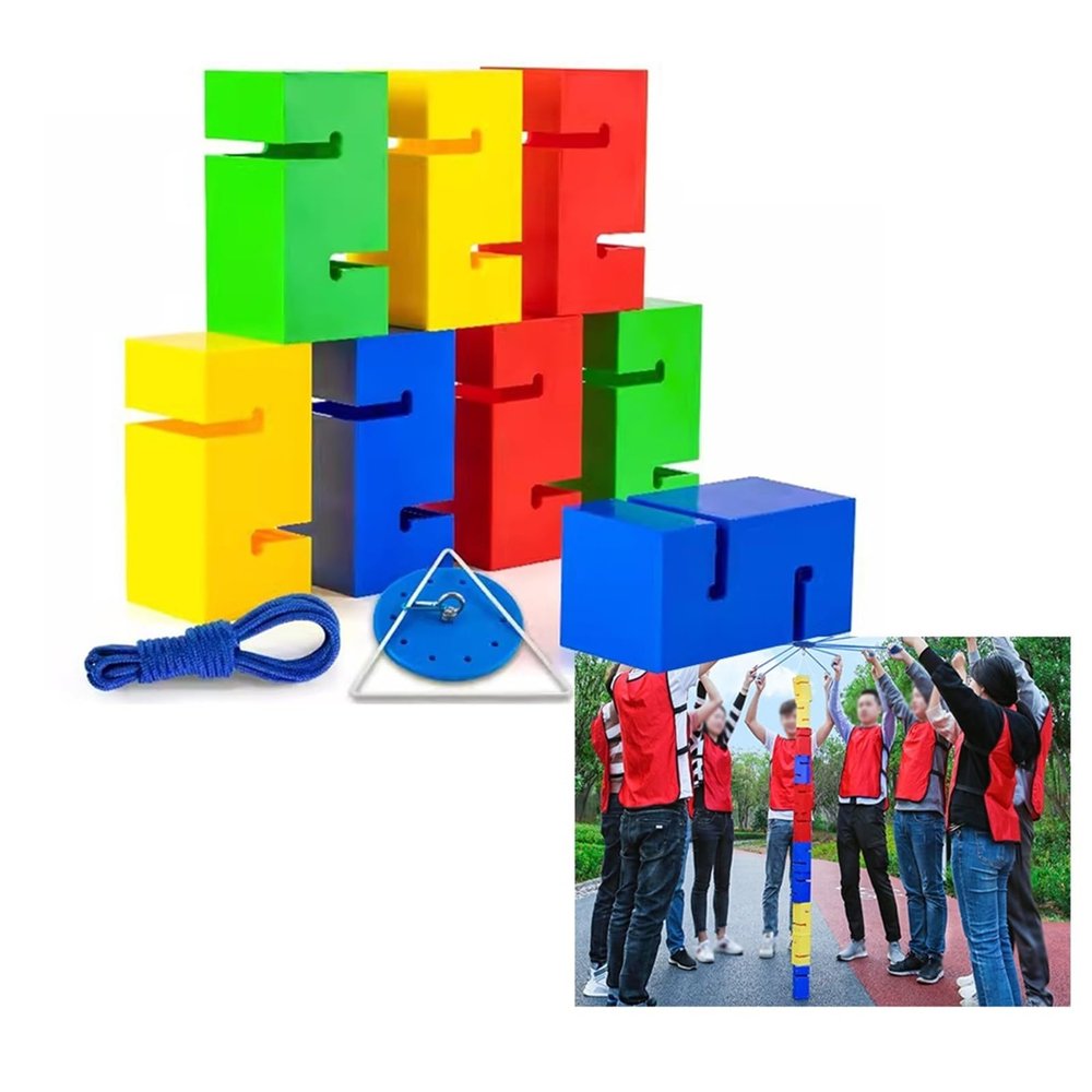 GMSDHCY Team Building Game for Adults Work, Outdoor Activities Field Day Games Set for Schools Offices and Community Centers(8PCS)