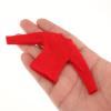 1/12 Scale Long Sleeve T Shirt for Miniature Male Doll Figures, Red view 4