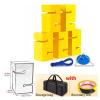 GMSDHCY Field Day Team Tower Game for Schools Offices Community Centers, ABS Block Stacking Game, Outdoor Group Activities(Yellow,5PCS) view 2