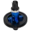 52T Center Differential Locker Spool Compatible with 1/8 Traxxas Sledge 95076-4 Part Monster Truck Rc Car Steel Diff Replacement(Blue) view 2