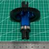52T Center Differential Locker Spool Compatible with 1/8 Traxxas Sledge 95076-4 Part Monster Truck Rc Car Steel Diff Replacement(Blue) view 4