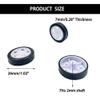 10PCS Small Toy Car Wheel 26mm Model Car Rubber Tire Wheels with 5PCS Shaft Round Axles for for RC Car Truck Robot DIY Model Toy Car Wheels Replace Accessories (2x26mm) view 4
