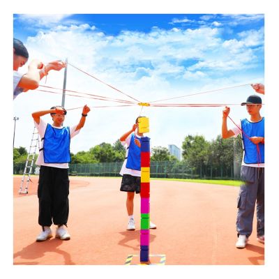 GMSDHCY Outdoor Team Building Games for Work, Adult Teamwork Office Ice Breaking Game, Field Day Fun Competition Game(Yellow,5PCS)