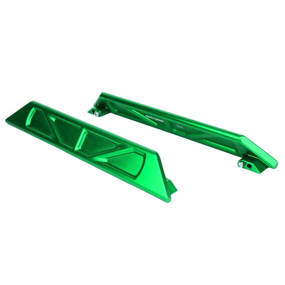 BEAXTURBO Racing Upgrade Parts CNC Aluminum7075 Side Protect Plate for Traxxas XRT & X-MAXX 1/5 (Green)