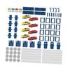 RCULWPLP Buildable Race Track for Kids Featuring Alloy Cars and Assembly Fun, 4 Track view 1